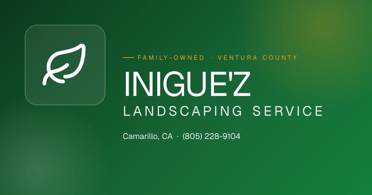INIGUEZ LANDSCAPING logo