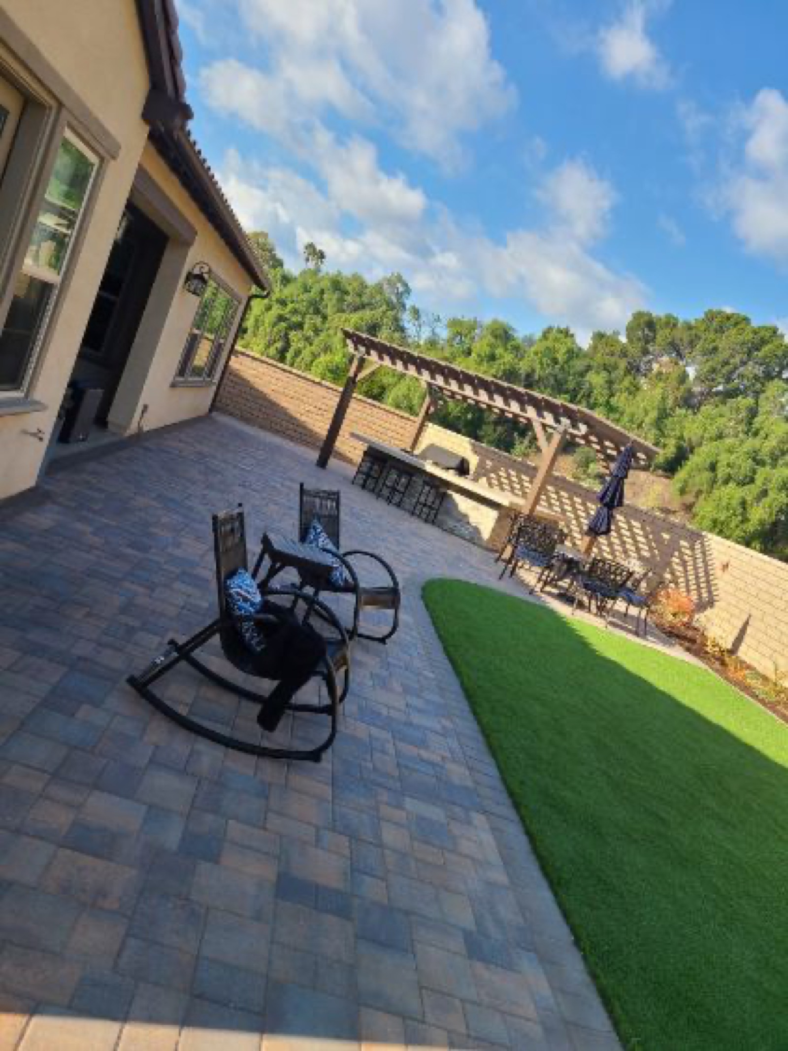 Recent hardscaping project by Inigue'z Landscaping